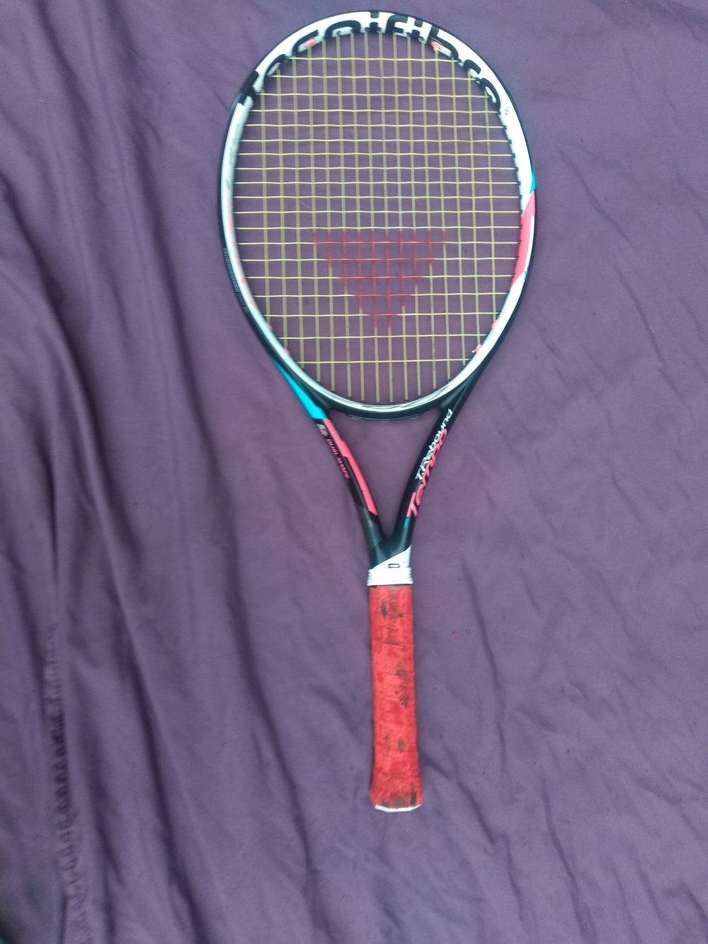 Tecnifibre Tempo Red/Black Tennis Racket - Lightweight Performance